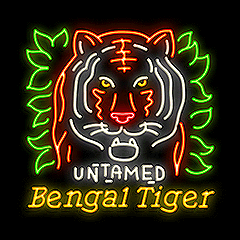 Untamed Bengal Tiger