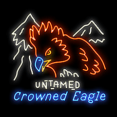 Untamed Crowned Eagle